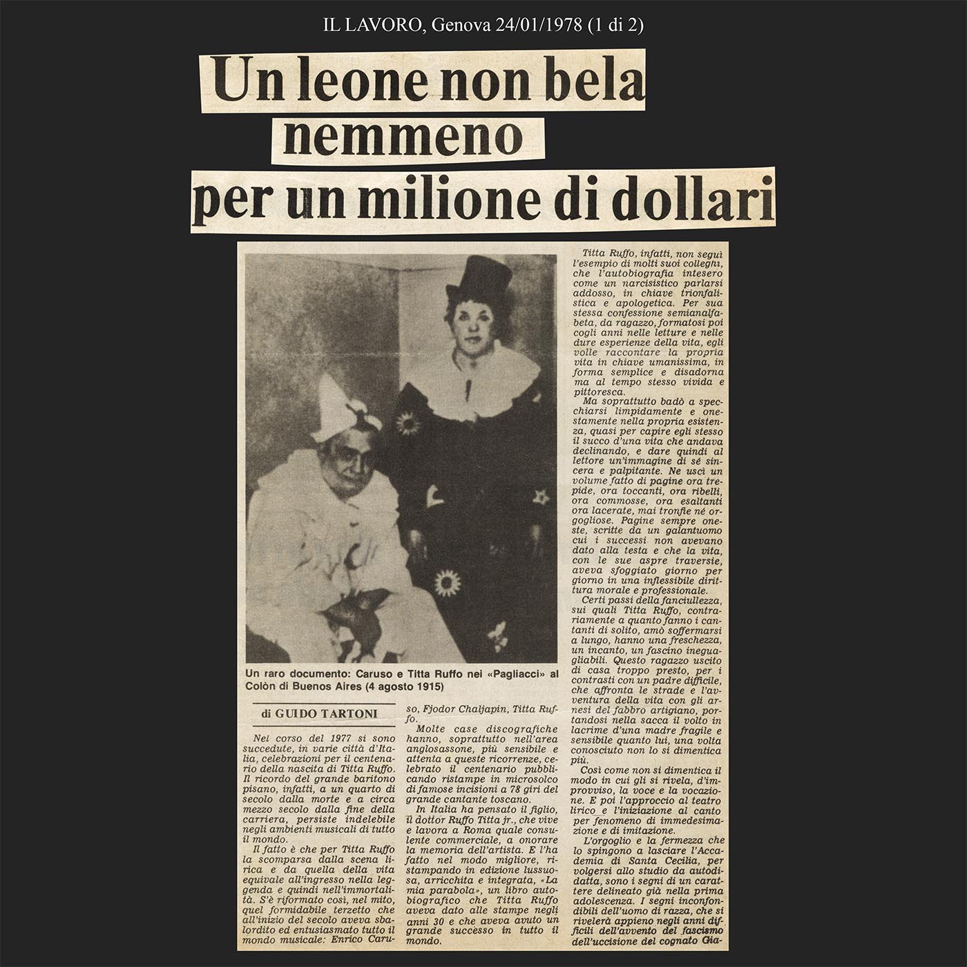 IL LAVORO, Genova 24/01/1978 (1di2)